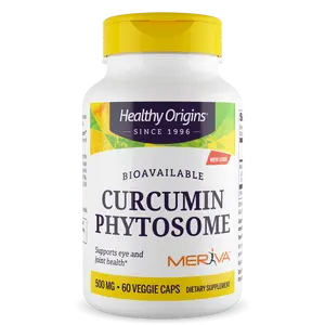 Healthy Origins - Curcumin Phytosome, 500mg  Dietary Supplement - 2 Sizes