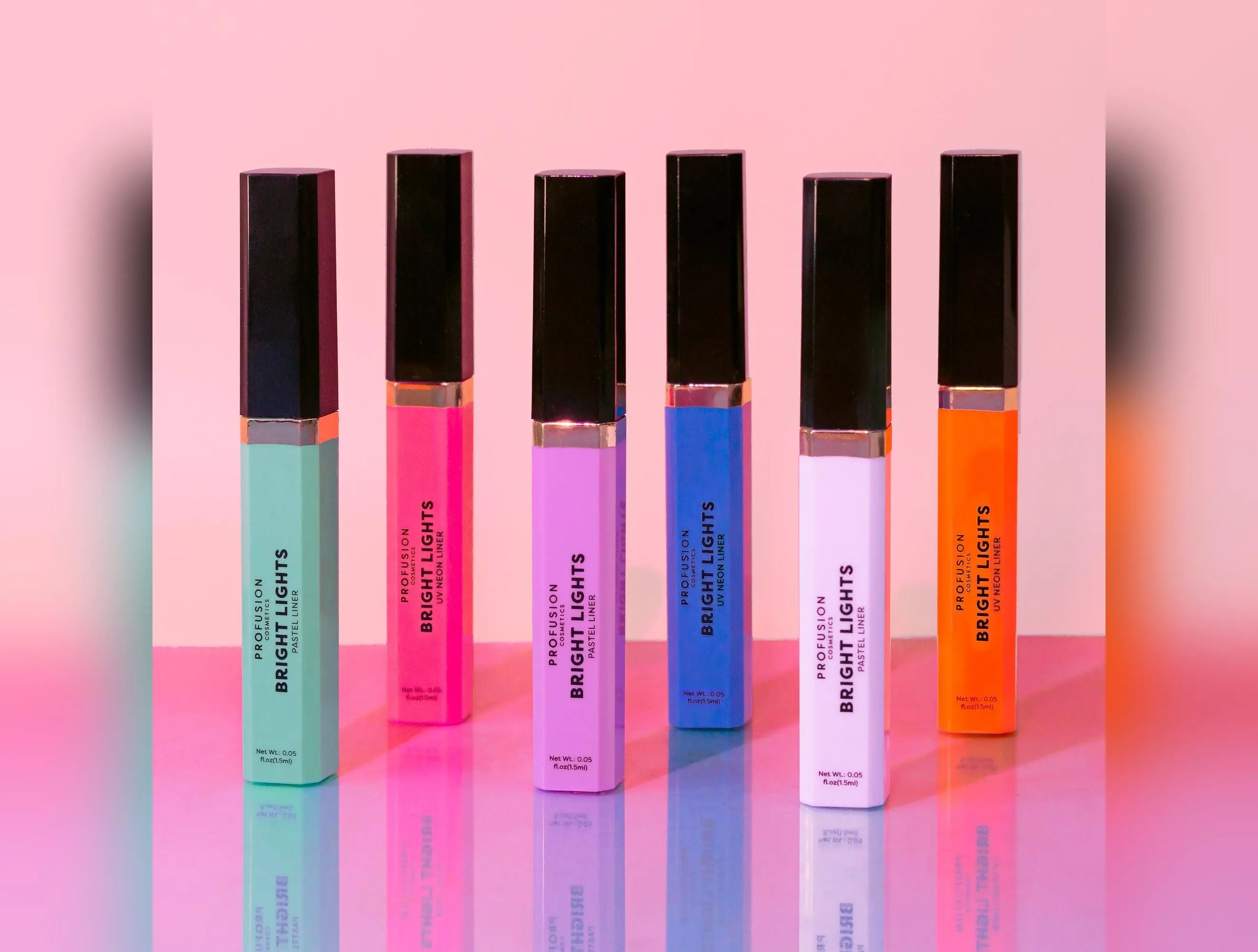 Bright Lights | Neon & Pastel Graphic Liners Bright Lights | Neon & Pastel Graphic Liners