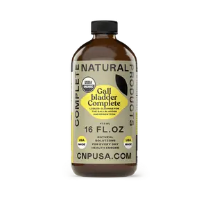 Gallbladder Complete - Glass Bottle 16 FL.OZ Natural Supplement for Gallbladder Support & Liver Cleanse Detox Formula