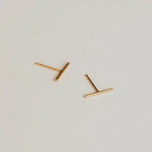 Hello Adorn Tiny Bar Studs - Unique Earrings - Any Occassion Jewelry - Women's Fashion Accessory