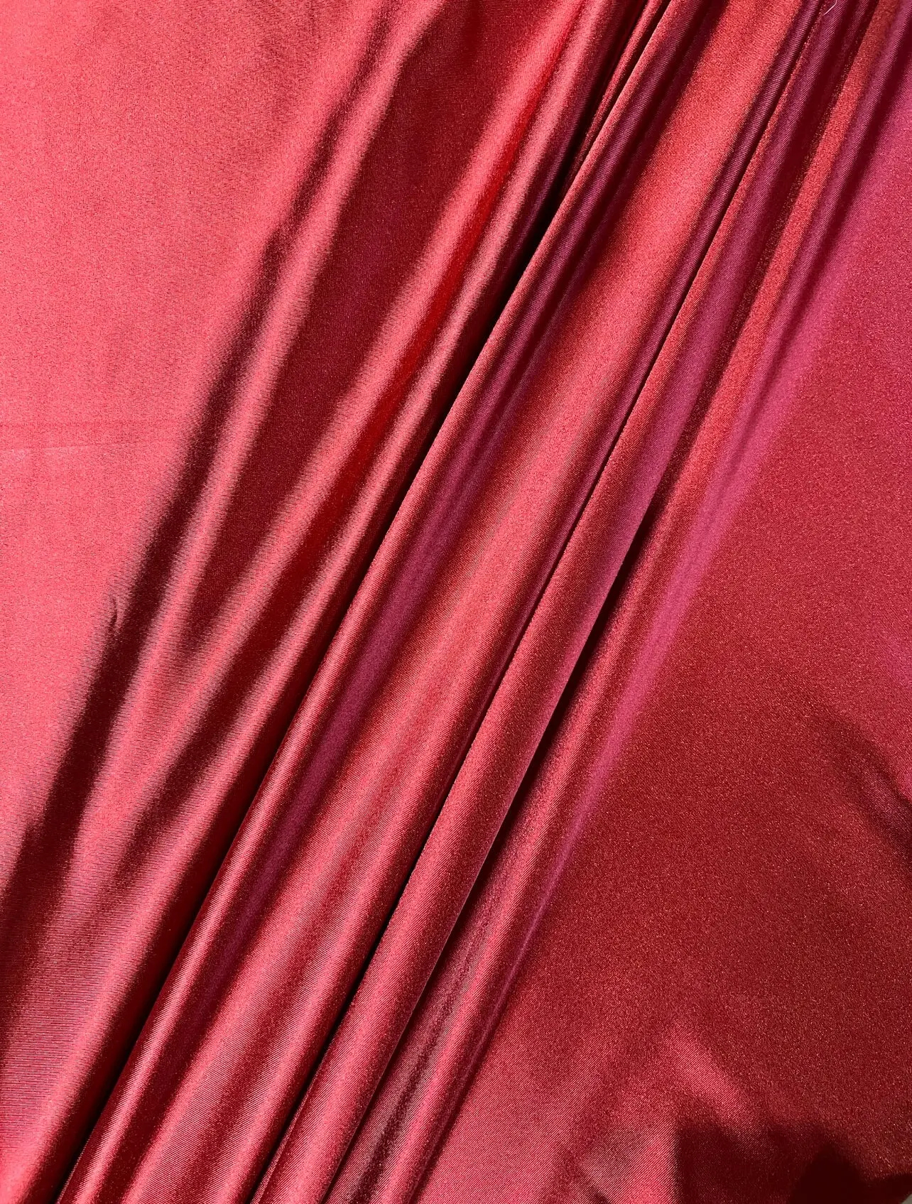 Red Shiny Nylon Spandex Red Shiny Nylon Spandex