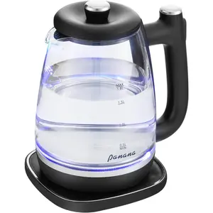 Electric Kettle, Tea Kettle Pot, 1.8L, 1200W, Removable Steel Inner Lid for Easy Cleaning, Hot Water Kettle Teapot Boiler, Automatic Shut Off, BPAFree