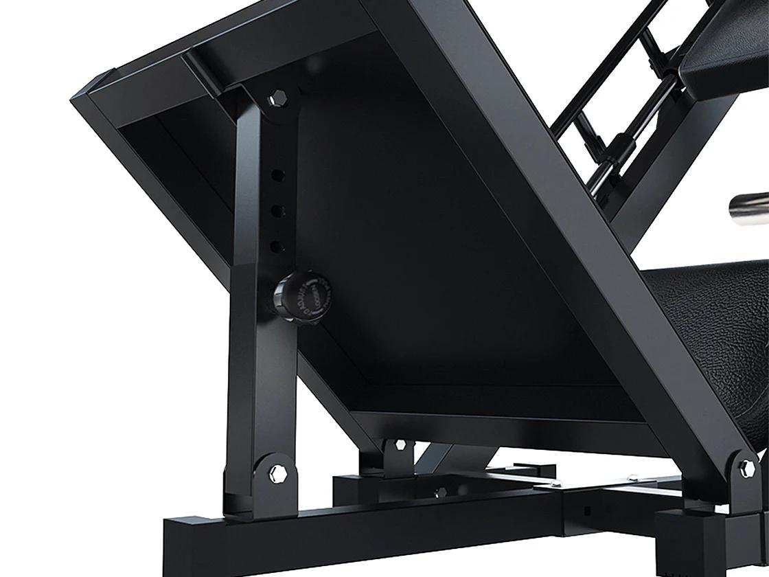 RITFIT BLP01 Pink Leg Press Hack Squat Machine with Linear Bearing, Pink Fitness Trainer, Professional Adjustable Design for Full Lower Body Workout Strength Training Equipment Multifunctional Home Gym