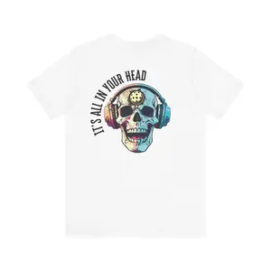 Bella Canvas In Your Head Unisex Pickleball T-Shirt