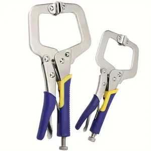 Industrial Grade Heavy Duty C-Vise, Multi-purpose Clamping Tool, Wide Mouth Welding Locking Pliers, C-Vise Tool for Woodworking and Fastening