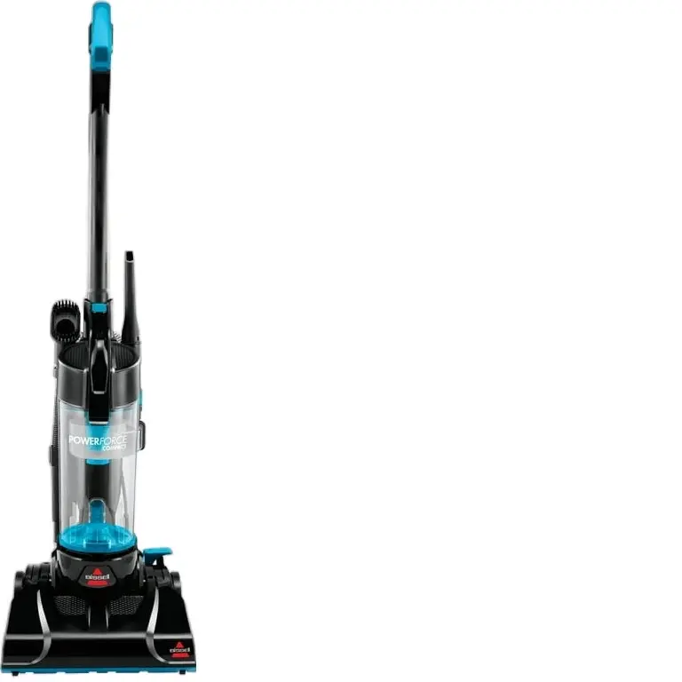 BISSELL PowerForce Compact, Bagless, Upright Vacuum, Lightweight, Powerful Suction, High Reach Wand, Hard Floor and Carpet, 2112, Blue & Black