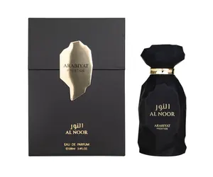 Arabiyat Prestige Al Noor Unisex Body Perfume - EDP Spray, Spicy Woody Fragrance, Fig Heart Note, Alcohol-Infused, 3-3.9 fl oz (Single Item)