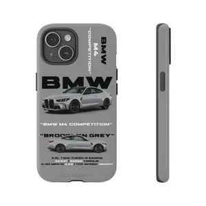BMWw M4 Competition - Grey Phone Case  For iPhone 16 15 14 13 12 11 Pro Max 7 Plus 8 Plus X XS XR X Accessories Smartphone Cellphone Cover Protective  Model Accessories Devices