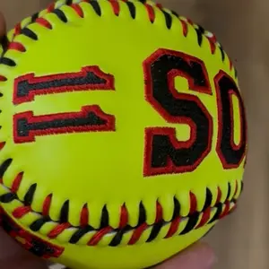 Made to Order Custom embroidered Softballs