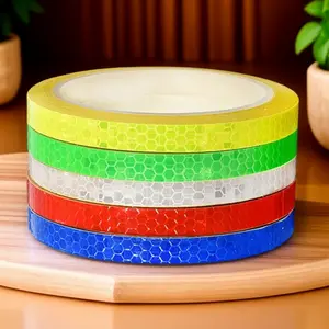 8m High-Visibility Reflective Safety Strips for Cars, Bikes, Motorcycles - Waterproof, Durable Traffic Warning Tape to Enhance Nighttime Riding & Driving Safety