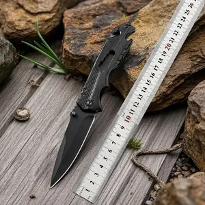 Durable Stainless Steel Folding Knife - Perfect for Outdoor and Kitchen Use. Ultra-Portable and Sharp.Ideal for Camping and Everyday Carry