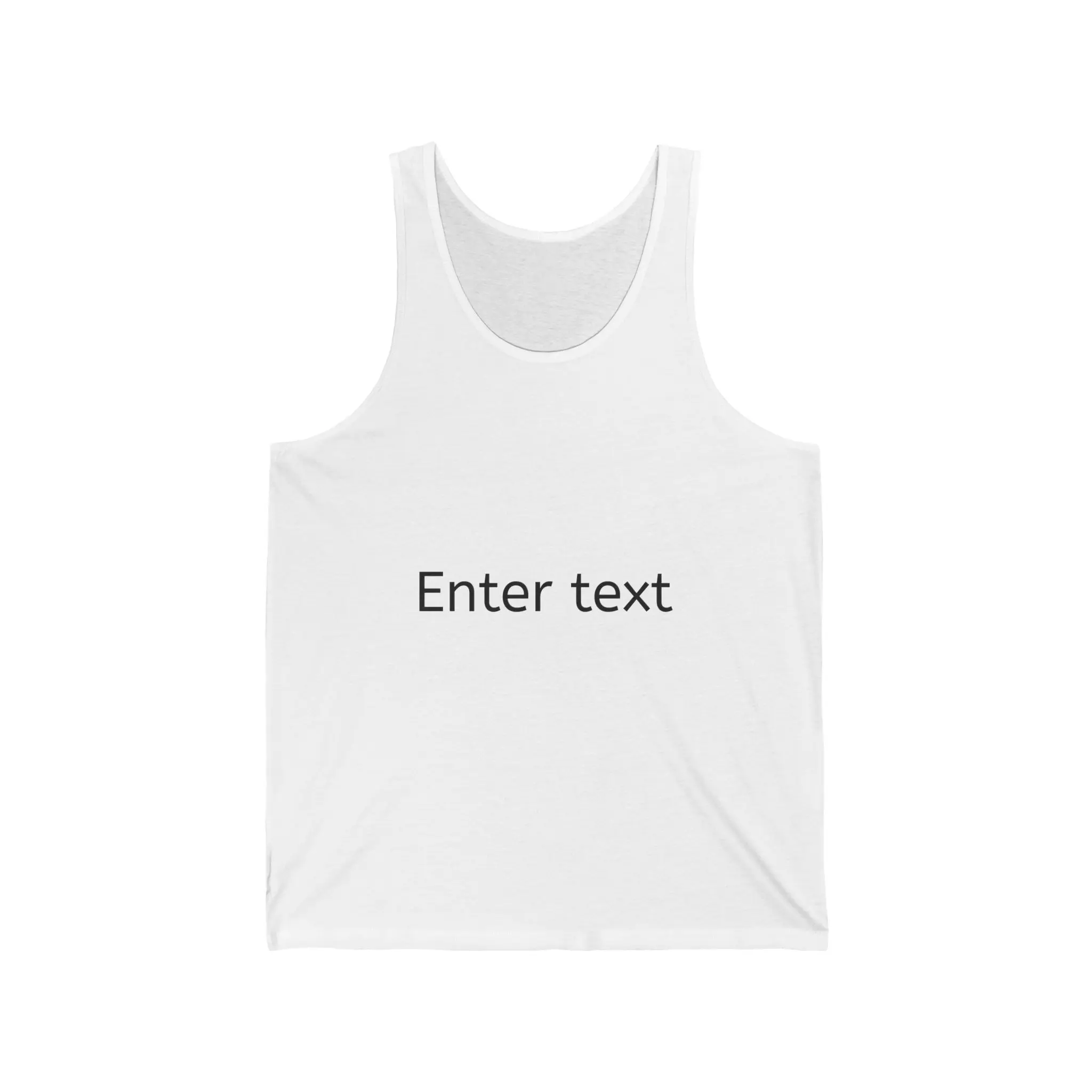 Lightweight Custom Tank Top – Summer Festival & Beach Workout Essential