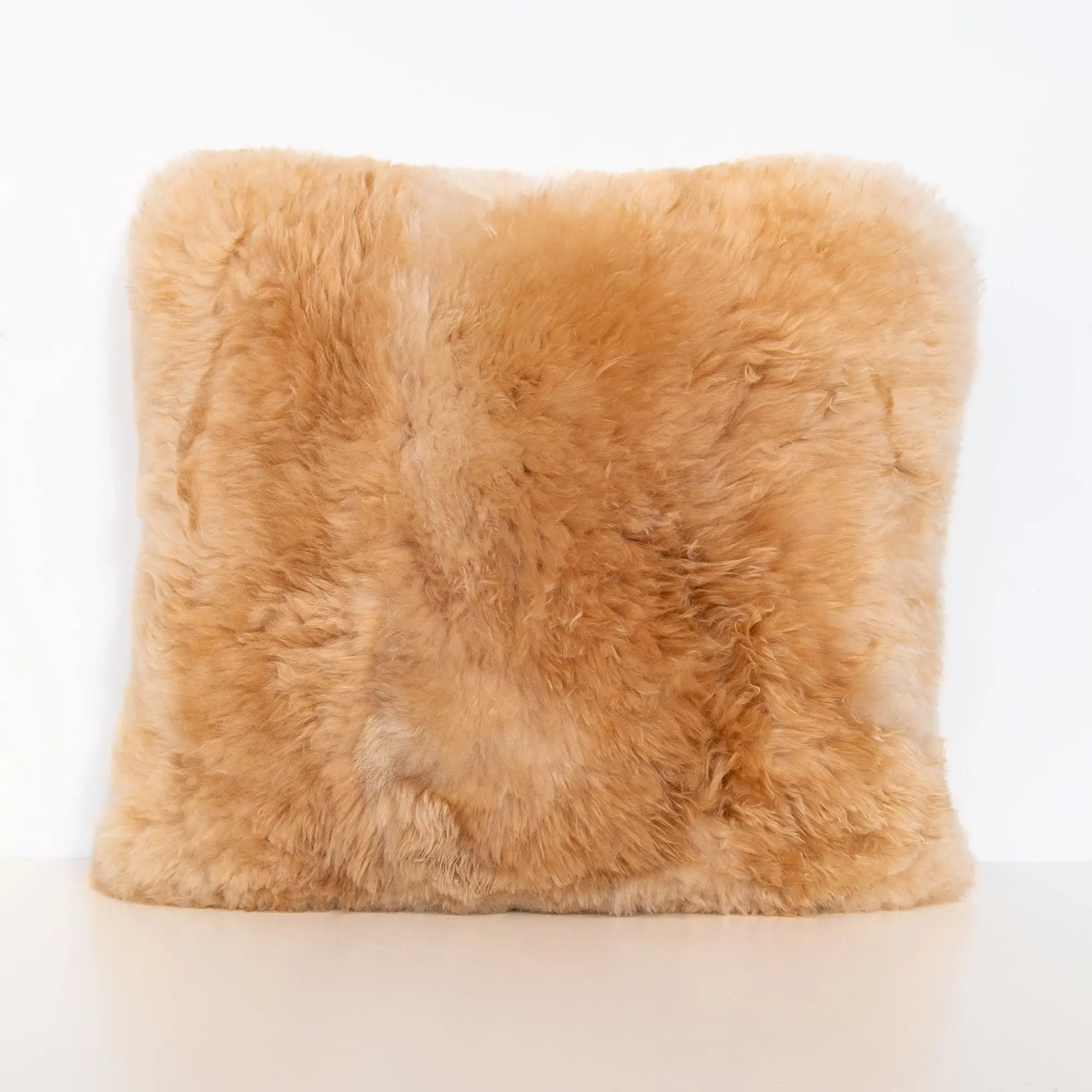 Alpaca Pillow in Champagne
