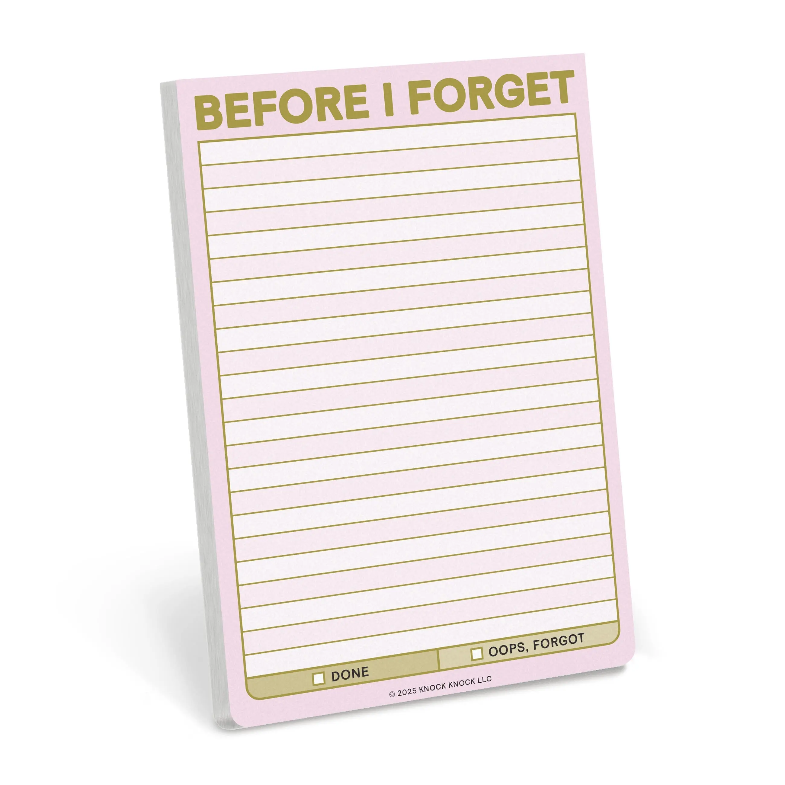 Before I Forget Great Big Sticky Note