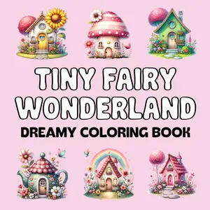 Dreamy Coloring Book: Whimsical Fairy Homes Coloring Book for Kids, Teens, and Adults | A Magical Screen-Free Activity to Spark ... Relaxation, and Help with Stress Relief