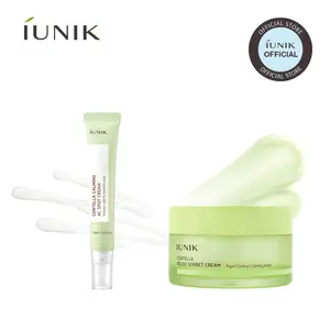 IUNIK Centella Breakout Redness Recovery Duo |  Centella AC Spot Cream + Centella Sorbet Cream