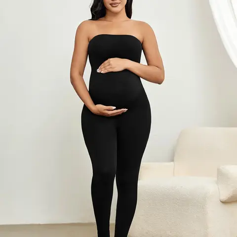 Maternity Jumpsuit, Comfortable Pre-Natal Pregnancy, Essential Summer Maternity Wear, Must-Have for Expecting Mothers, Maternity Clothing, Pregnancy Clothes