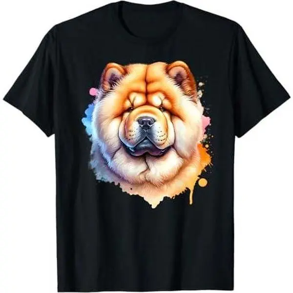 Chow Chow Dog Artwork T-Shirt
