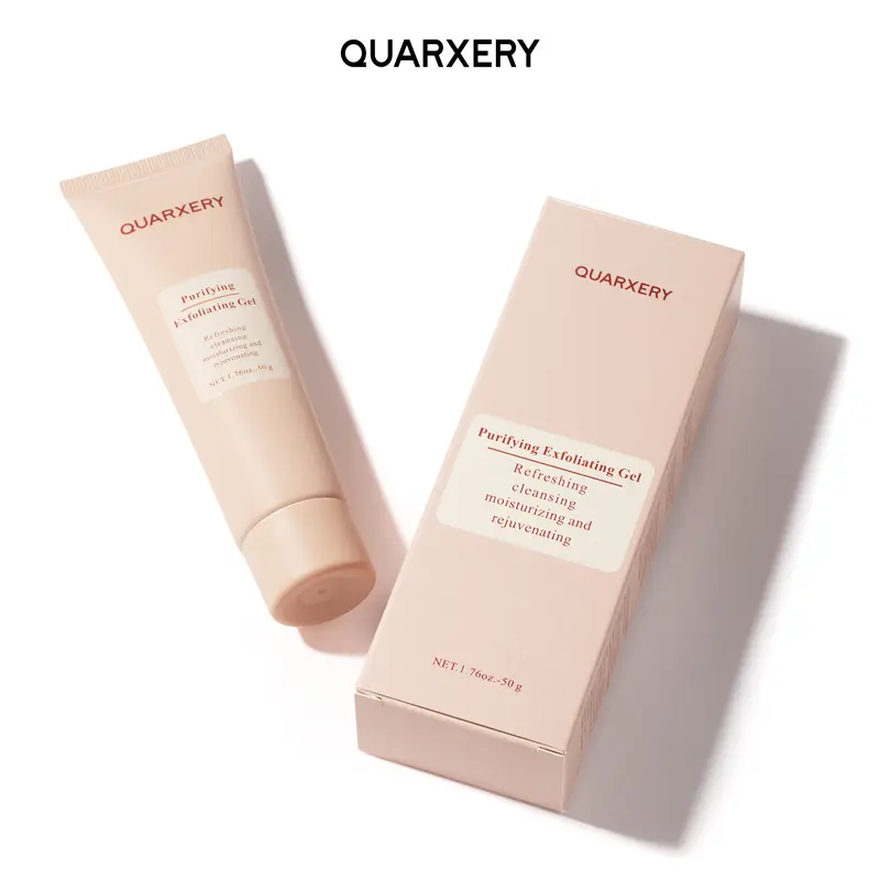QUARXERY G Series Botanical Extracts Facial Exfoliating Gel - Plant-Based Bump and Impurity Remover Face Scrubs & Peels, Pore Control, Hydrating, Brightening, Smooth Complexion Solution