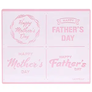 CA Decorating Stencil - Kitchenware Bakeware Decorating Tool for Mother's Day, Father's Day