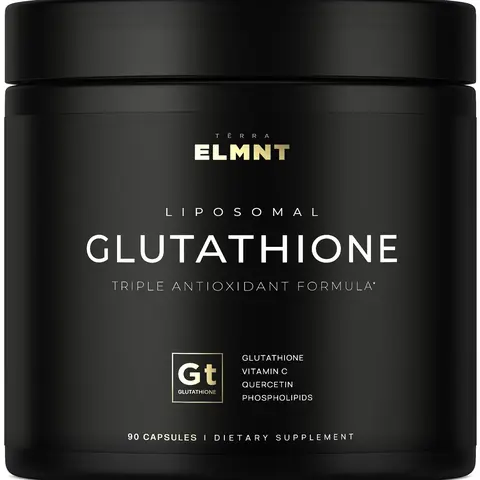 Liposomal Glutathione Supplement | Advanced Skin & Immune Support | Antioxidant Capsules with Vitamin C & Quercetin, 90 count