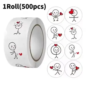 500pcs Small Fresh Landscape Stickers, Non Repeating, Waterproof PVC, for Water Cup, Notebook, Phone, Decorative Stickers