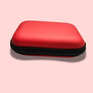 Soft Protective Storage Zipper Case - RACE CAR RED (flashcards not included)