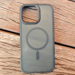 Custom DIY MagSafe-Compatible Matte Phone Case – Shockproof Slim Cover for iPhone 12/13/14/15/16 Series (Pro / Max / Plus) | 2mm Thick Matte Soft-Touch Finish