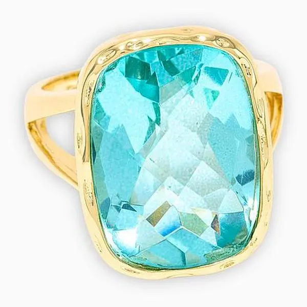 Connie Craig Carroll Jewelry Blue Quartz Solitaire Ring