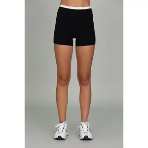 Black Double Waist StrydeForm Short