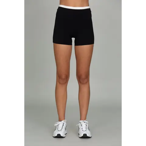 Black Double Waist StrydeForm Short