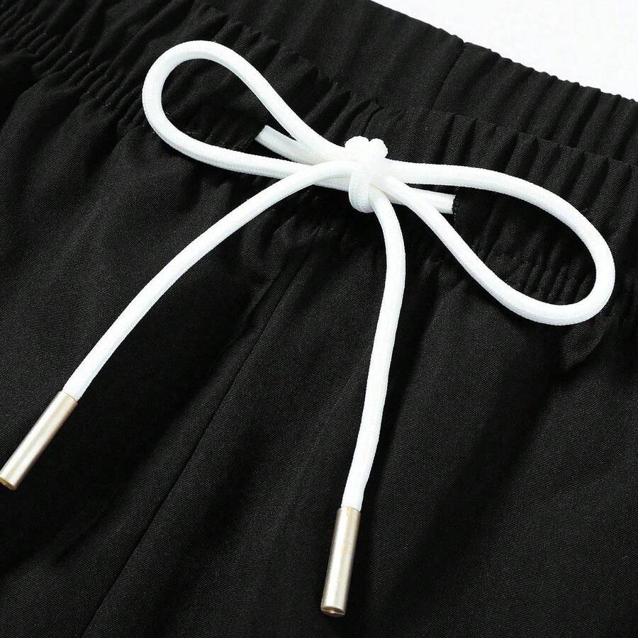 Men’s casual athletic pants, loose straight cut, quick-drying and lightweight, summer outdoor jogging pants