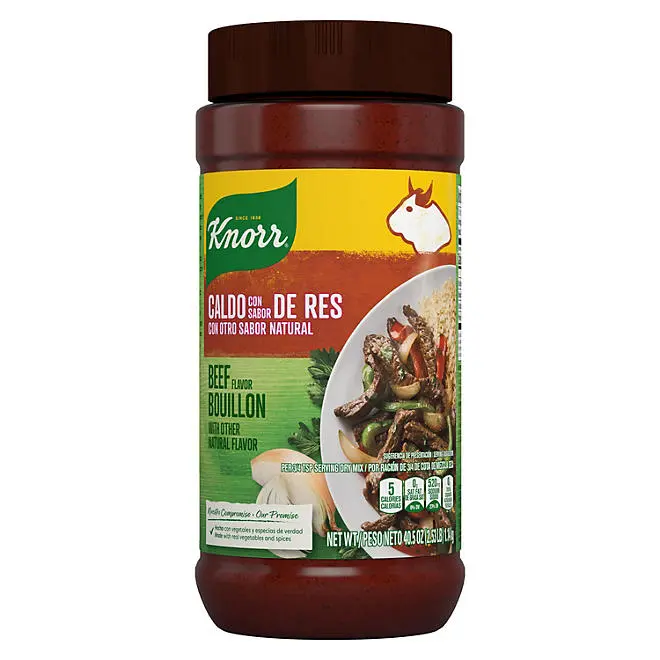 Knorr Granulated Beef Bouillon, 40.5 oz Soup Powder for Sauces and Meats Knorr Granulated Beef Bouillon, 40.5 oz Soup Powder for Sauces and Meats