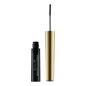 Ultra Long Lasting Mascara 2PCS Wasserfeste Schweißresistente Verlängerungs Volumen Lockenwimperntusche Flüssigfasermascara 360 Grad Spiralbürste Schwarze Wimperntusche