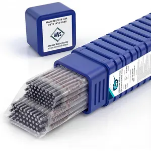 E7018 H4R 1/8" 5 lb Welding Rod, Premium Low Hydrogen Carbon Steel SMAW Stick Electrode, Vacuum Sealed Waterproof Durable Packaging for Stick Welding Tools