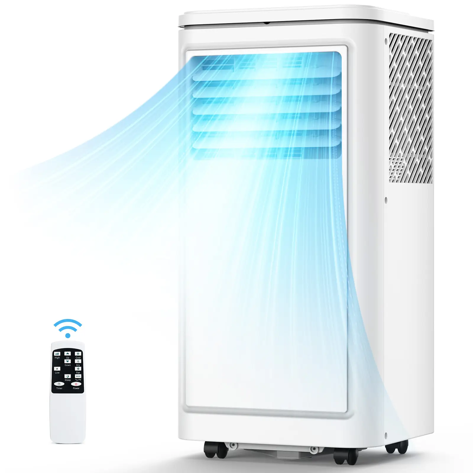 8000BTU--14000 BTU Portable Air Conditioners, Cools up to 300 Sq.ft--700 Sq.ft, Portable AC Built-in Cool, Dehumidifier, Fan Modes with Remote/Window