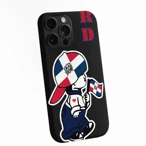 Republica Dominicana Phone Case for iPhone & Samsung Soccer Logo Design Personalized Protective Cover for Fans Ideal for Everyday Use