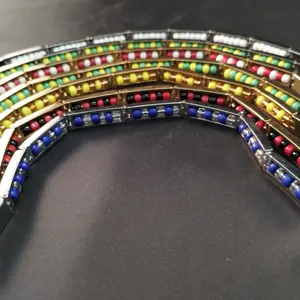 Stainless steel covered bracelet "secret" colored shango orula ochun eleggua obatala yemaya for Santeria Religion