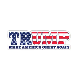 Trump 2024 Decal Make American Great Again 5 x 1.5 inch Durable Vehicle Exterior Decoration Truck Sticker