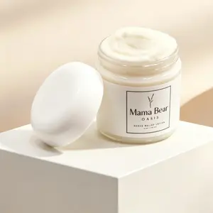 Mama Bear Nerve Relief Lotion 4oz / 120ml, Pure Natural Non-Greasy Moisturizing Topical Cream, Soothe Muscle Discomfort & Nerve Aches, Fast Absorbing Body Lotion For Daily Relief