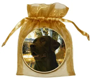 O145 Chocolate Lab Ornament