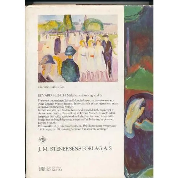 USED Book - Edvard Munch: Malerier, skisser og studier (Norwegian Edition) by Arne Eggum (Unknown) - norwegian