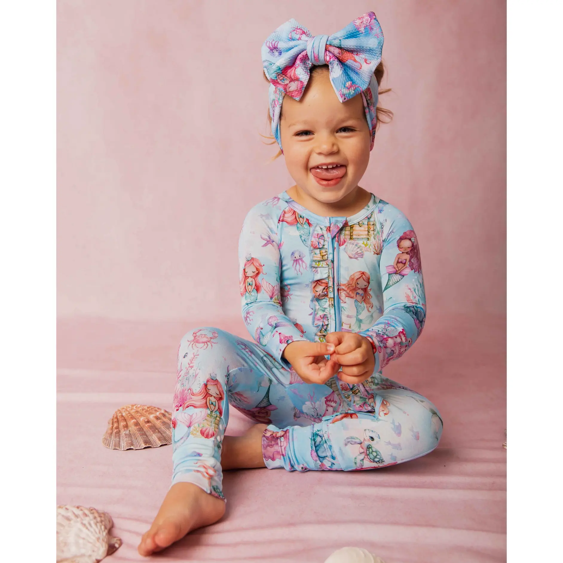 Mermaid to Be Convertible Ruffle Romper Mermaid to Be Convertible Ruffle Romper