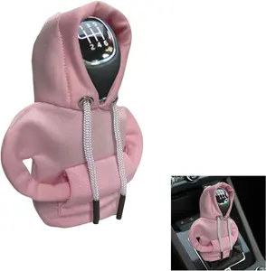 Cute Car Gear Shift Hoodie – Mini Shifter Cover, Fashionable Universal Auto Interior Accessory, Car Decor Gadget for Cars, Trucks & SUVs