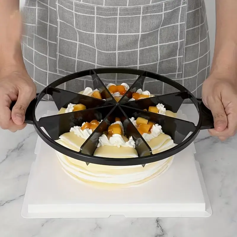 Round Cake Cutter for Even Slicing, Ideal for Cheese & Desserts, Convenient Kitchen Tool, Utensils, Dishwasher Safe, Time-Saving for Home Bakers
