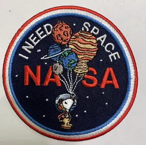 Original Snoopy I NEED SPACE PLANETS Patch 3.5 NASA SPACEX ASTRONAUT