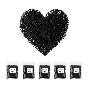 PixieCraft 5000 pcs Black/White/Transparent Refill Beads 2.6mm Fuse Beads, PixieBeads Single-Color Bulk Refill Melty Beads, Mini Fuse Beads for Pixel Art