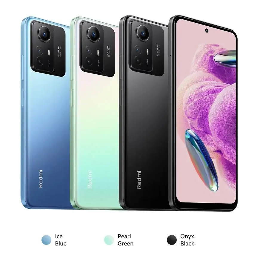 Xiaomi Redmi Note 12S 4G LTE Pearl Green - 8GB RAM - 256GB ROM - Unlocked - NEW Camera Rear Adapter Android