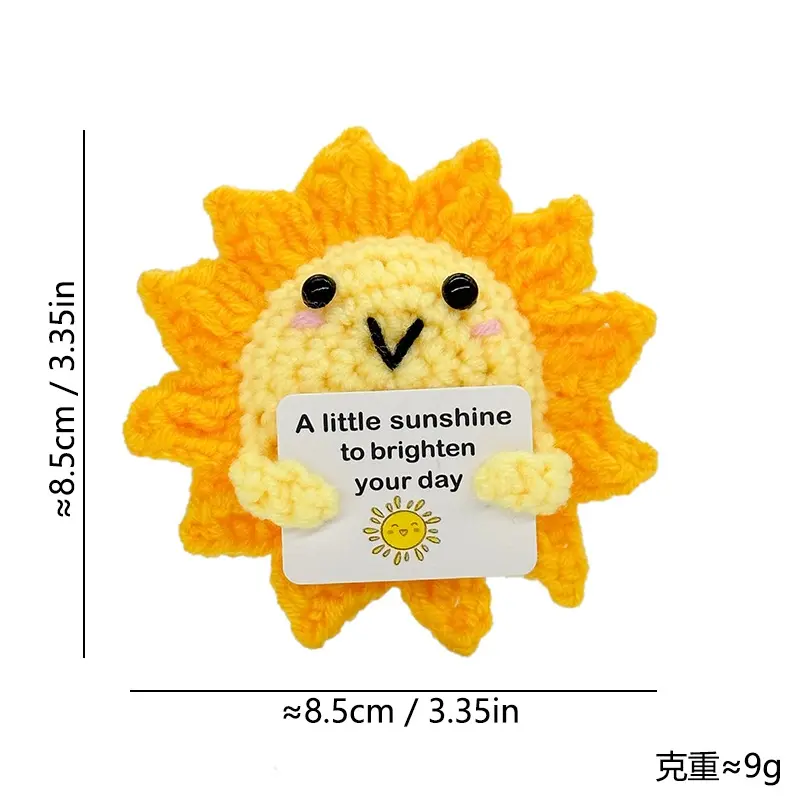 Smiling face holding a sunflower card