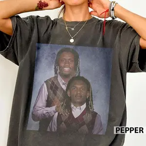 [ SPORTS GRAPHIC TEE - SALE UP TO 45% ] George Pickens CeeDee Lamb Football Vintage Comfort Colors Shirt, Dallas Step Bros Tee, Football Funny 90s Shirt